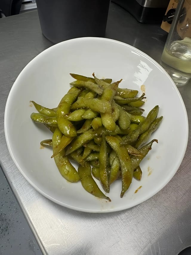 Spicy Edamame.