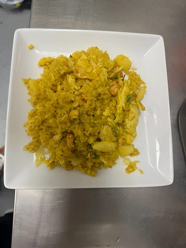 Yellow Curry Fried Rice.