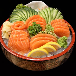 Salmon Sashimi Dinner